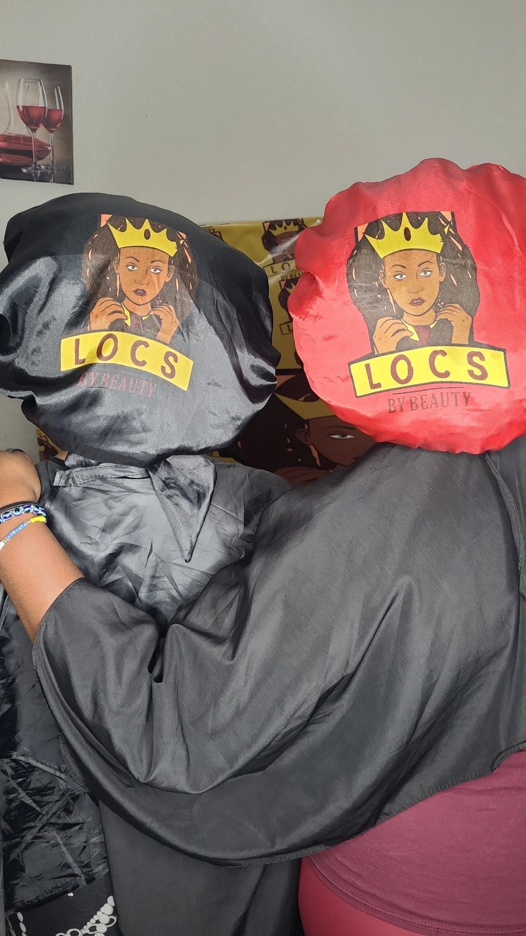 Locs by beauty best-selling satin bonnet